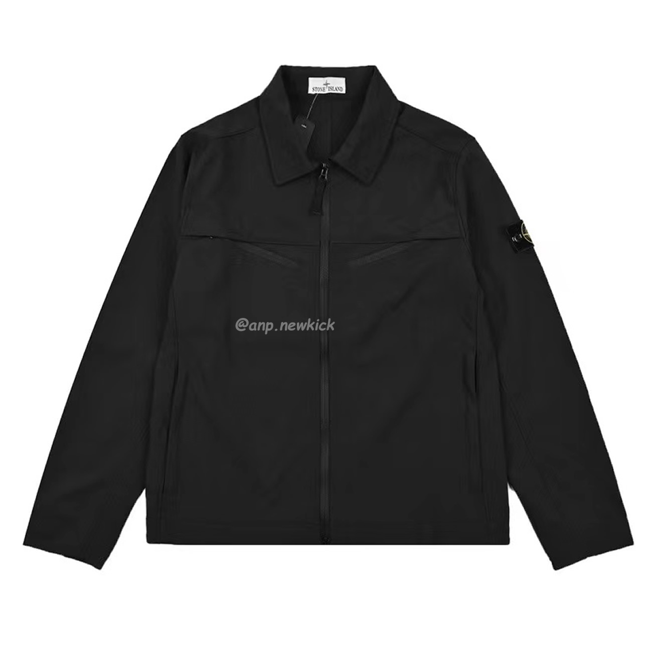 Stone Island Mens Black Light Soft Shell R Jacket (6) - www.newkick.vip